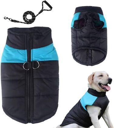 Зимовий теплий жилет для собак з відстібним дзеркалом, водонепроникний, для великих і середніх собак, зручний, теплий, для активного відпочинку, Hunter Weste (розмір: S, M)