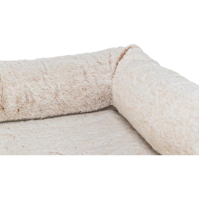 Ортопедичне ліжко для собак TRIXIE Vital Lino, 70x55 см, бежеве - м'яке ліжко з Memory Foam для старших собак