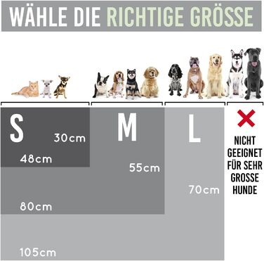 Підстилка для собак KaraLuna, 80 x 55 см, сіра. Легка, миється, 3 розміри. М'яка підстилка-коврик для собак