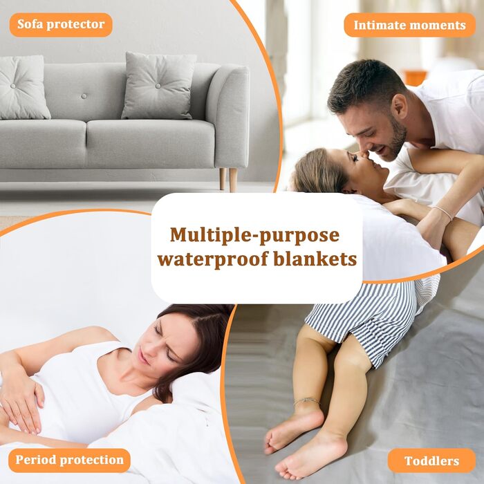 Водонепроникний килимок для собак Catalonia Classy, двосторонній, м'який, великий розмір (203x152 см), каміль/taupe