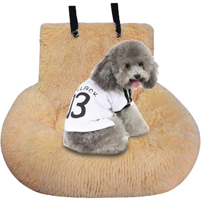 Автоматизоване ліжко для собак Autoitz: знімне, безпечне, тепле, для домашнього використання та в автомобілі (персиковий, S)