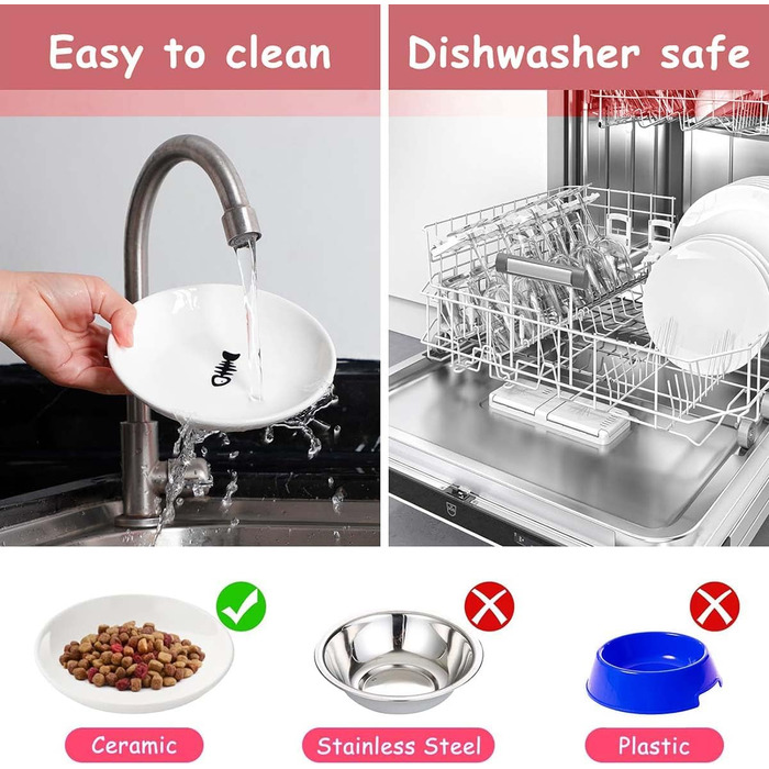 Набір мисок для котів з піднятою платформою, запобігає болю в шиї, широкі миски, анти-блювотні, з неслизьким килимком (зелені)