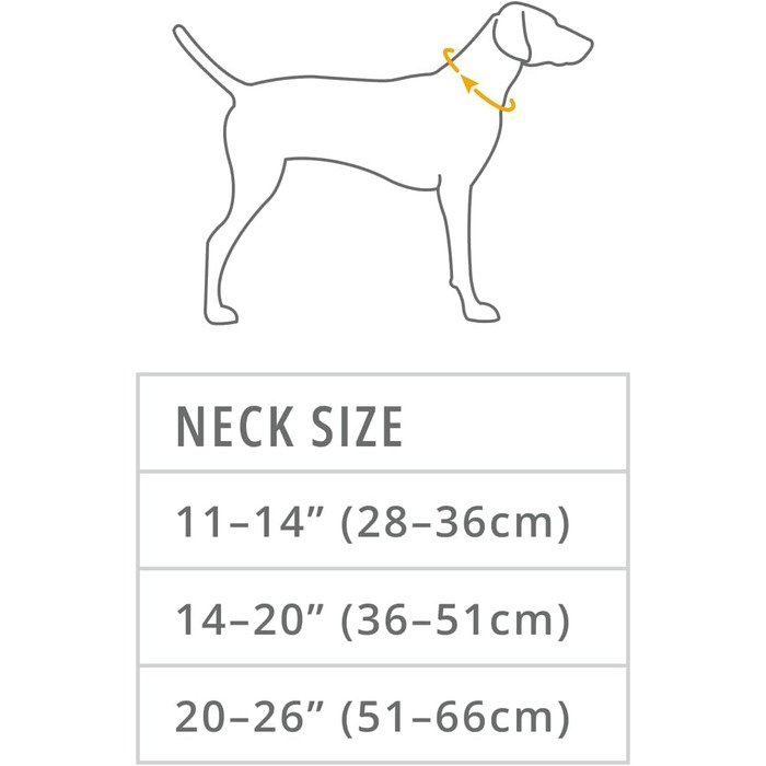 Собачий нашийник RUFFWEAR Top Rope, середній розмір, міцний і зручний, для прогулянок, базальтово-сірий, M (36–51 см)