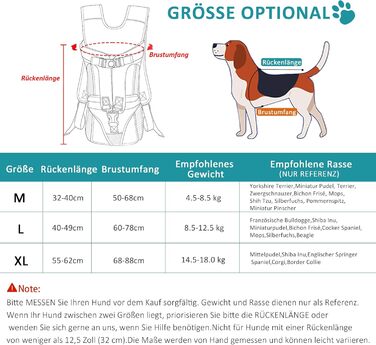Рюкзак для собак ALLSOPETS армійський зелений L, легкий регульований передній рюкзак для середніх собак, для подорожей, походів, активного відпочинку