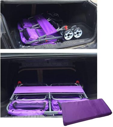 Дитяча коляска для кота та собаки 2в1, чорна з дощем, легко складається