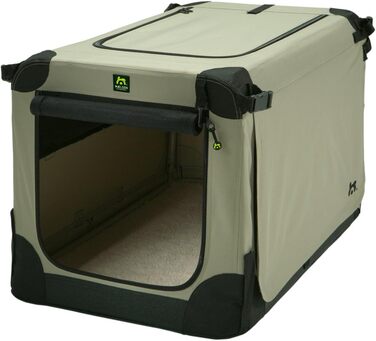 Складаний контейнер-переноска для собак Maelson Soft Kennel, бежевий, розмір S, 72x52x51 см