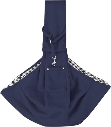 Сумка-кенгуру для собак та котів | Ергономічна сумка-кенгуру для прогулянок | Підходить для маленьких собак та кошенят, блакитна