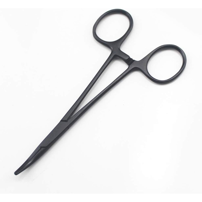 Набір професійних ножиць для грумінгу тварин QUNINE: ножиці для стрижки, гребінець, чорний колір, прямі та вигнуті леза