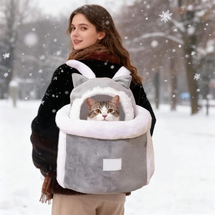 Сумка-переноска для собак з підігрівом, для середніх порід та активного відпочинку