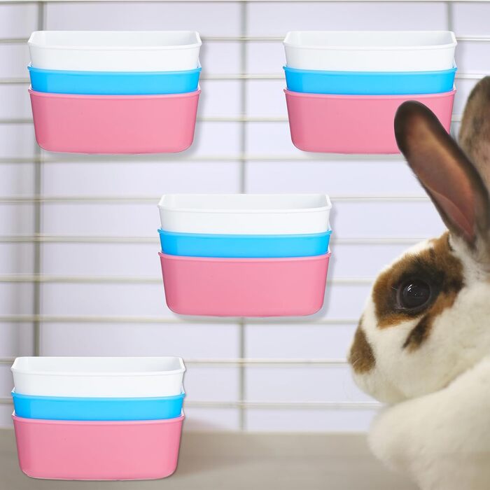 12 годівниць для кроликів Uiifan, 425 мл: годівниці та поїлки для птахів, курячих та морських свинок