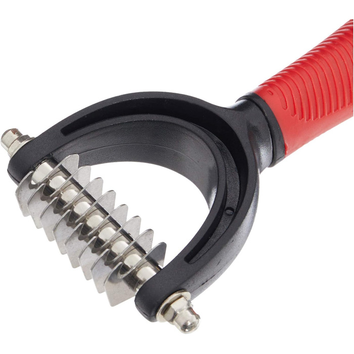 Видальник ковтунів Karlie Entfilzer з ручкою, 8x7.5x3.5 см, червоно-чорний