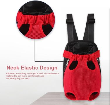 Рюкзак для собак 0.5-2.5 кг, переноска для тварин на плечі, для кемпінгу та подорожей, підходить для собак, котів та кроликів (Бежевий, S)