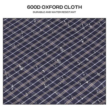 Дитяча коляска для котів та собак, 3 колеса, складний візок для тварин, 13,6 кг, з кошиком та тримачем для напоїв, в клітинку