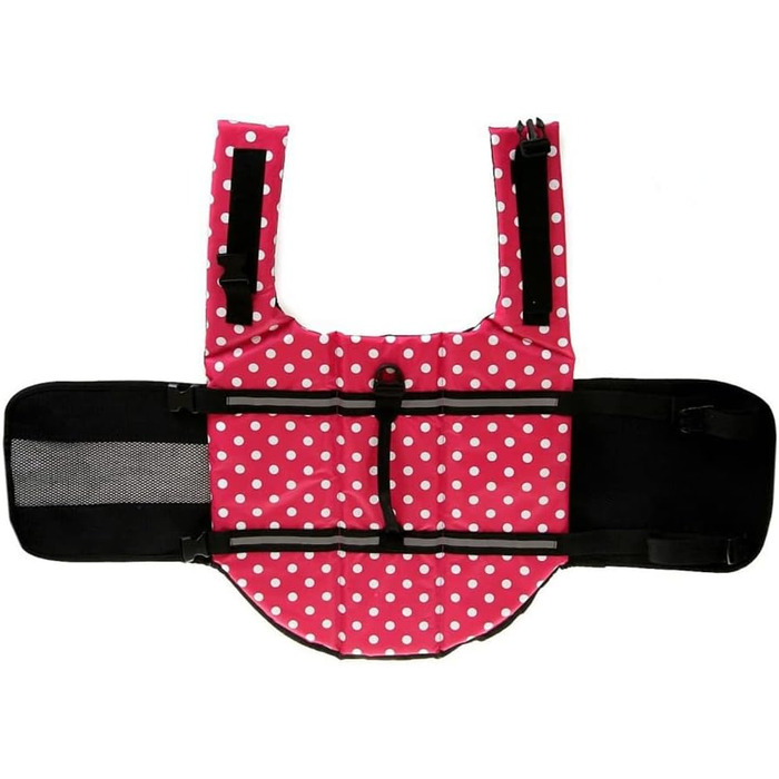 Світловідбиваюча рятувальна жилетка для собак SHTGOI з ручкою для рятування. Жилет для собак, цуценят, для плавання, катання на човні, блакитний колір.