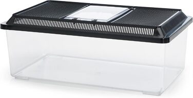 Контейнер для тварин Fauna-Box Low чорний 50,5x30,5x18 см, 18 л