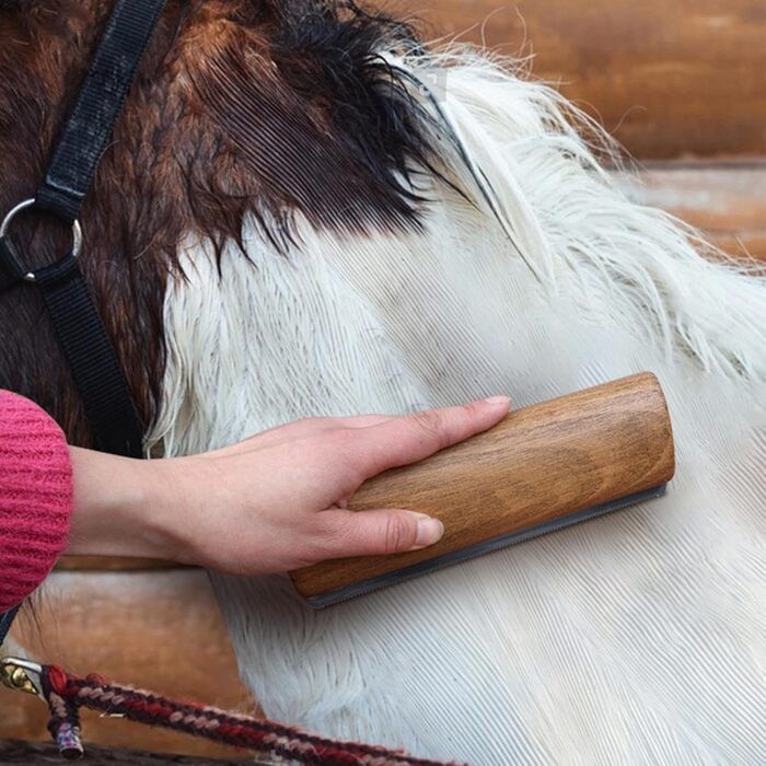 Гребінець для догляду за шерстю собак та котів - вичісувальна щітка проти випадання шерсті | Багатофункціональний гребінець для собак та котів з гладким дизайном, для сезонного линяння (20x6.8 см)