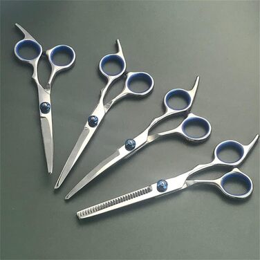 Набір професійних ножиць для грумінгу домашніх тварин, нержавіюча сталь, для собак та котів