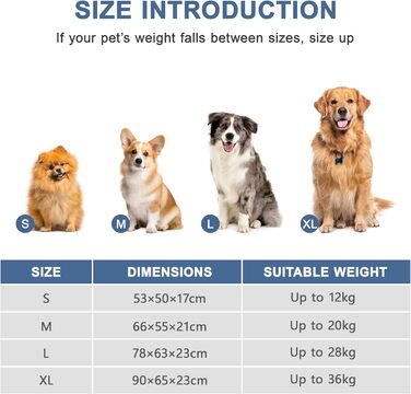 М'яке ліжко для собак великих порід з візерунком у крапку, фланелеве, антистресове, 90x65x23 см, сіро-блакитне