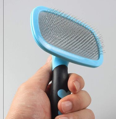 Слікер для собак 360° - щітка для грумінгу, видаляє 90% відмерлої шерсті, рожева