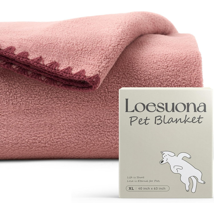 М'яка флісова ковдра Loesuona для собак і котів, 160x101 см, прана, для малих і середніх порід, на диван, домашня ковдра для цуценят і котів