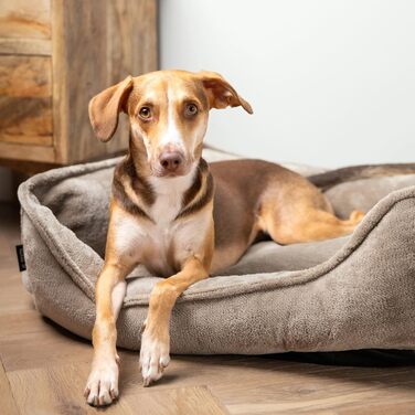 Ортопедичне собаче ліжко 4L Textil IRIS Premium-LINE: зручне та комфортне місце для вашого улюбленця (80x60 см)