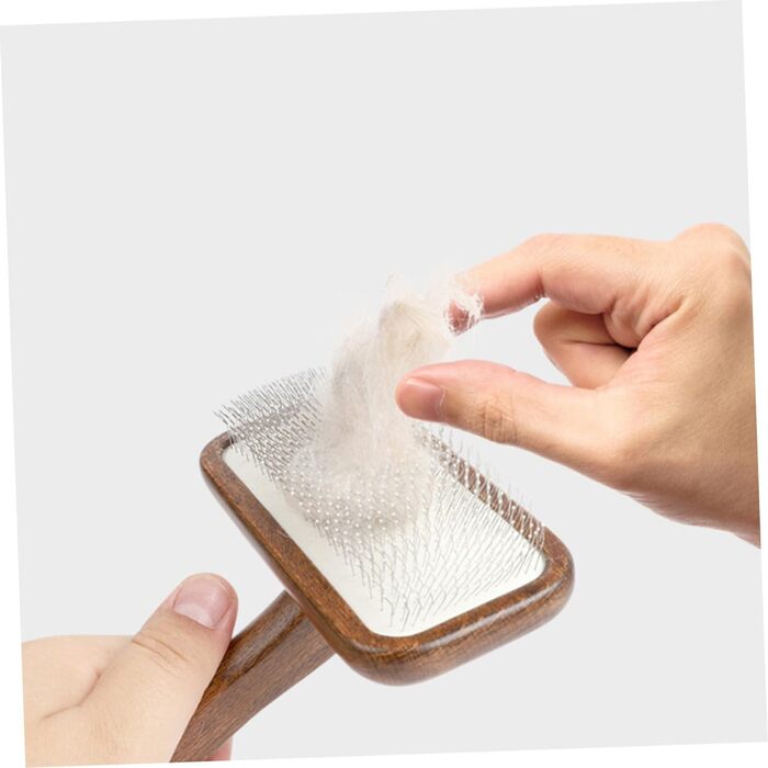 Гребінець для грумінгу собак та котів Haustierkamm: для довгої та короткої шерсті, антиковзаюча ручка