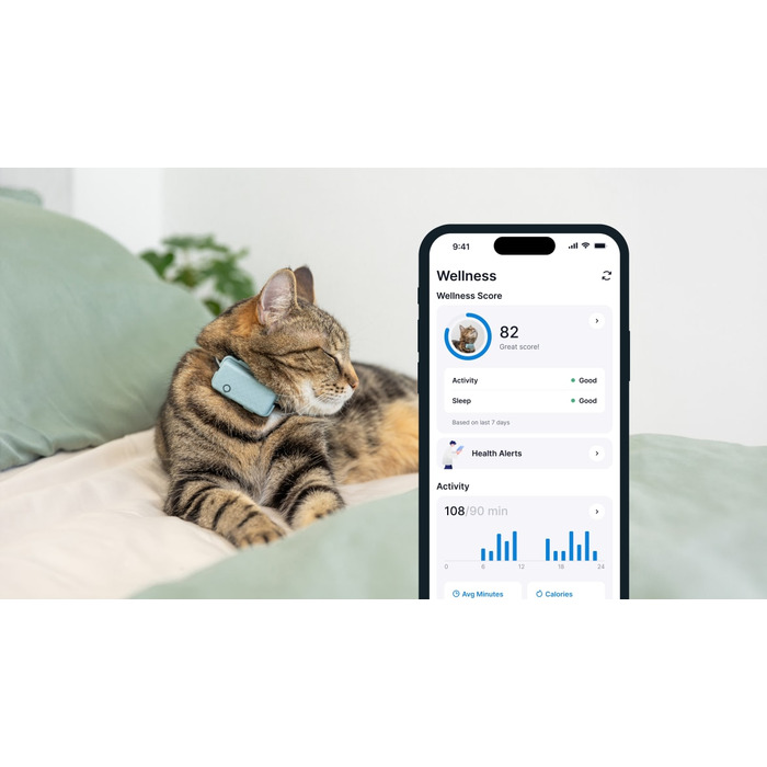 GPS-локатор для котів Tractive CAT Mini — світло-зелений