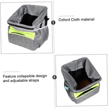 Фаркоп для велосипеда FRCOLOR для тварин: дихаюча, складана переноска з ручкою для зручної установки. Підходить для собак та котів