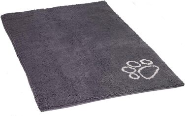 Килимок для вхідних дверей Nobby DRY & CLEAN, світло-сірий, розмір 91x66 см