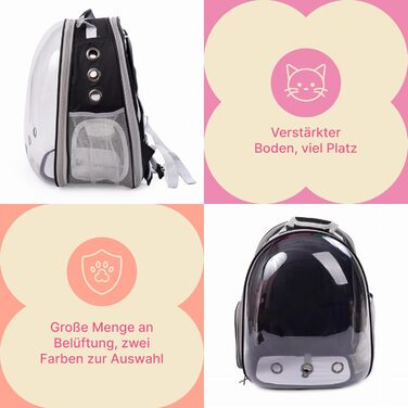 Транспортна сумка для собак та котів JUMI - рюкзак для тварин - переноска для котів та собак сірого кольору