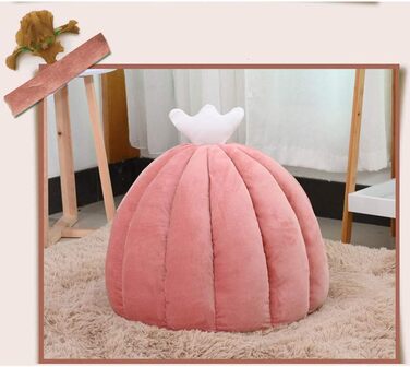 Котів будиночок-лежанка з велюру, рожевий, 50х50 см - теплий та зручний дім для кота або маленької собаки