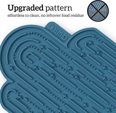 Лежанка-іграшка для собак OHMO Schleckmatte, 2 шт. (Коррал & Вишневий) - для цуценят, котів, зняття тривоги, повільне годування, силікон 18x25.5 см