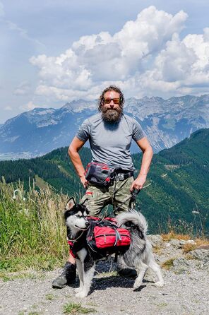 iEnergy™ MAL Hunderucksack - Водонепроникний рюкзак для собак – Якісний туристичний рюкзак (Малий) (L)