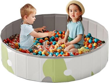 Надувний басейн для собак та котів, 80/100 см | Зручний, портативний, літній басейн для тварин