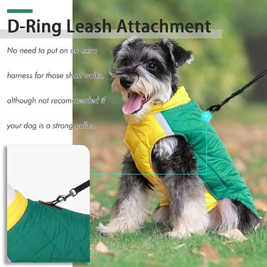 Тепла зимова жилетка для собак - жовта, розмір M - зручна жилетка для сноубордингу та прогулянок