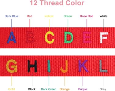 Персоналізоване собаче нашийник з металевою застібкою, нашийник з іменем та номером телефону, регульовані розміри для великих та середніх собак (Collar 06)