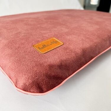 Водонепроникна подушка для собак та котів. М'яке ліжко для домашніх тварин, 90x60 см, рожевий колір