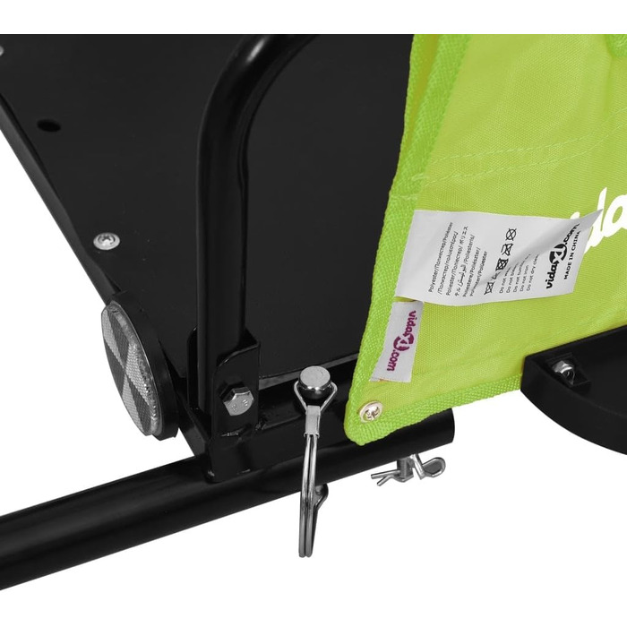 Фahrradanhänger (причіп для велосипеда) BaraSh – зелений, Oxford-тканина, для собак