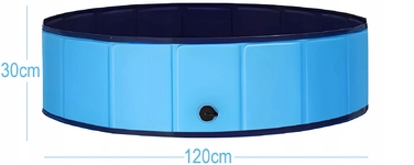 Садовий басейн для собак та домашніх тварин DEXTER, 120x30 см