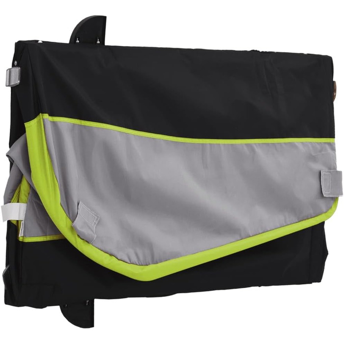 Причіп для велосипеда: вантажний, для собак, чорно-зелений, 30 кг, сталь, для щоденного транспортування, універсальний, легко монтується