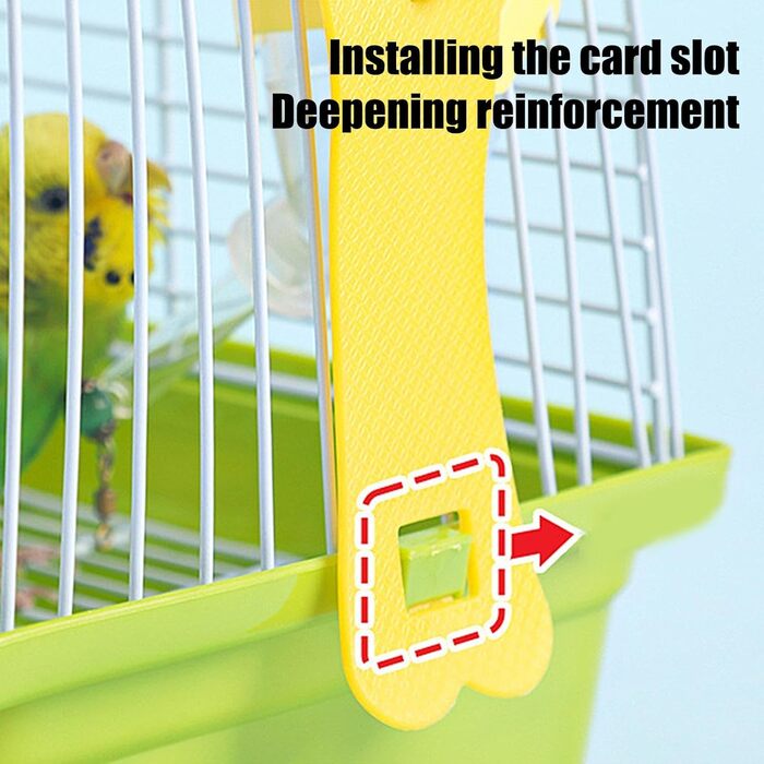 Клітка для птахів та дрібних тварин Vogelkäfig з ручкою: переносний варіант для папуг, синиць та інших