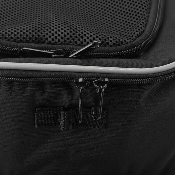 Переноска для тварин RIZGHWOY: водонепроникний та дихаючий велосипедний кошик для собак, сірий (BLACK)