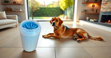 Очищувач для лап собак - гігієна для подушечок лап (Синій, L)