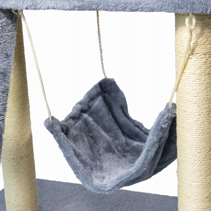 Високий когтеточка-комплекс із лежаком та стовпчиком для кігтів Petstory 101 — 160 см