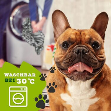 Килимок-іграшка для собак та котів LUCON з 11 елементами, міцний, інтелектуальна іграшка XXL 100x60 см, ідеальний подарунок (сірий)