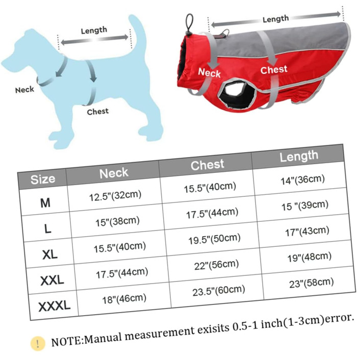 Дощовик для собак BESPORTBLE: теплий дощовик, куртка, дощовик для цуценят та собак, тепла куртка для собак