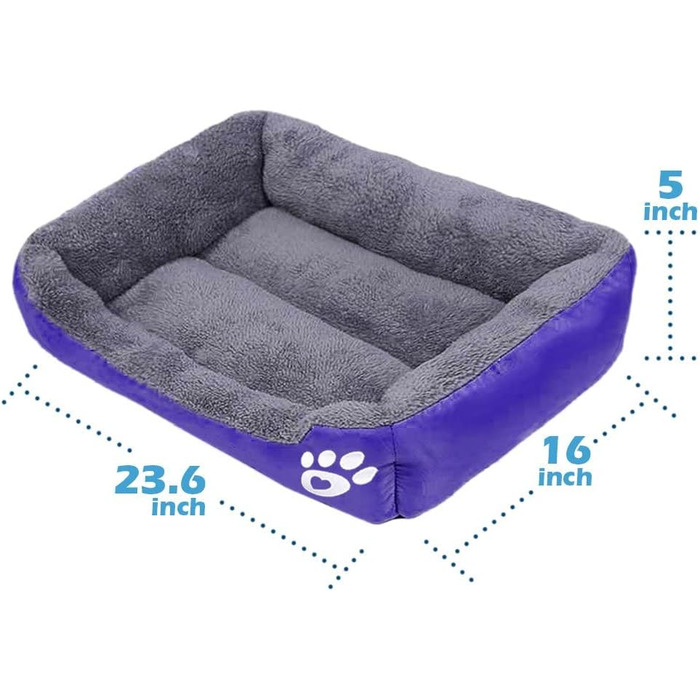 М'ятка для собак Powerking: килимок для сну, миється, підходить для цуценят та маленьких тварин (світло-фіолетовий)