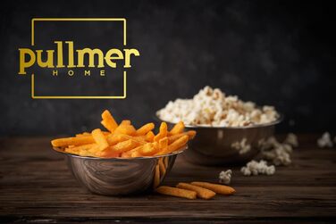 Набір кухонних мисок Pullmer (2 шт) з нержавіючої сталі, Ø 30 см. Ідеально підходять для мюслі, салатів, замішування тіста та сервірування. Їжа-безпечні, придатні для миття в посудомийній машині