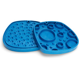 Килимок для годування West Paw Seaflex Bubbles Feast Mat - для собак, повільне годування, лижучий килимок, стимулює пошук їжі, залучає вибагливих, легко миється