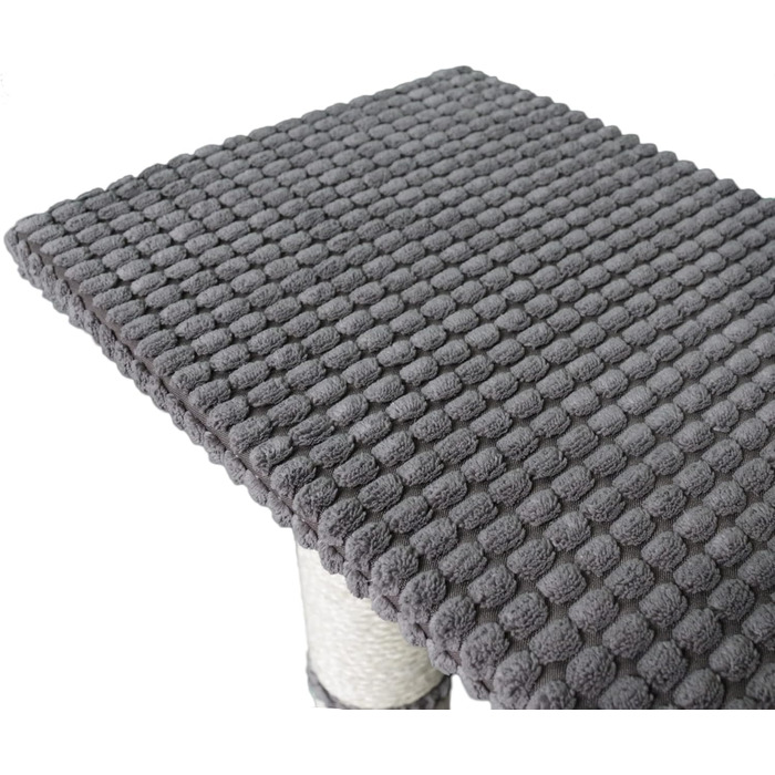 Драбина-кіготь для котів Bontoy Pascha, 240-260 см, сірий, з гамаком та 3 сходами